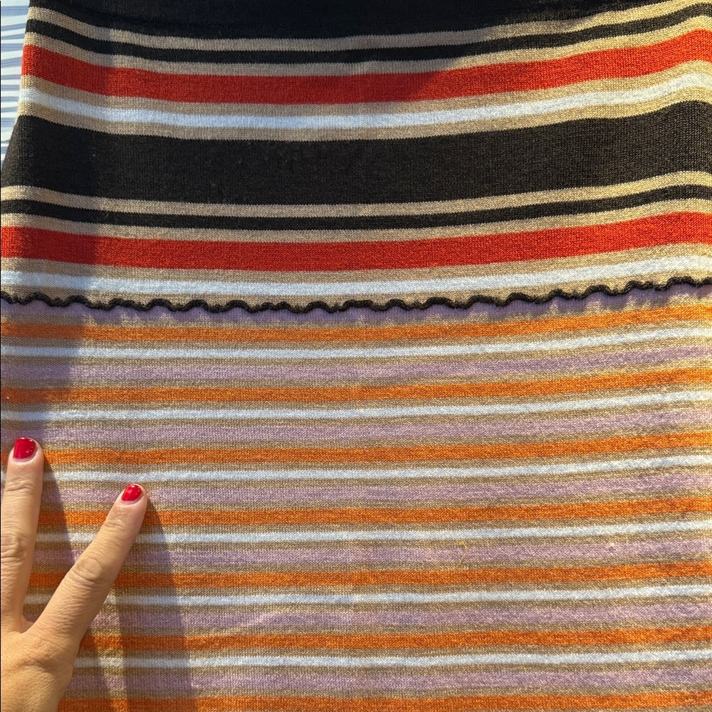 Marni x Uniqlo Multicolor Striped Pencil Skirt xs - Picture 4 of 10